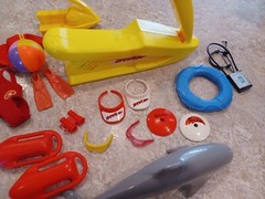 Barbie Baywatch 1968 with jet ski and more