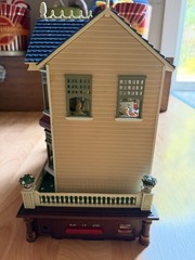 VTG 1991 Enesco Victorian Vignette Animated Action Musical Working Doll House