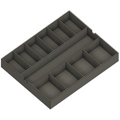 ToolCraft3d Impact Bit Organizer Insert for DEWALT Medium ToughCase (11 comp)