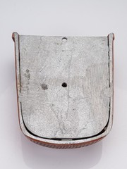 Metal Red Painted Thimble Wall Pocket Wall Mounted