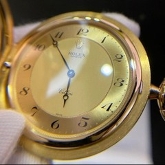 Rolex Cellini Pocket Watch 18K 750 Gold Manual Winding Working Item JAPAN JP