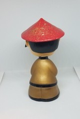 Vintage 1950’s CDGC Red Hat Asian Female Bobblehead Japan