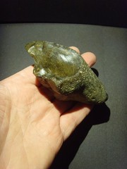 Lower Paleolithic – Fine Acheulean oblique ‘handled’ scraper. c.450,000 BP.