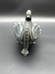 VTG Maitland Smith Hand Made Bronze Shell Footed Serpent Fish Trinket Dish Art