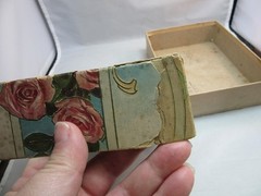 1910’s art nouveau Twilight Reflections embossed stationary box