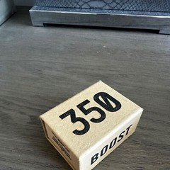 Yeezy Boost 350 Miniature Collectors Figurine Gray Black White Zebras