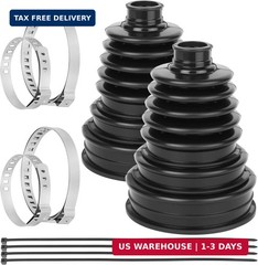 2-Pack Universal CV Axle Boot Repair Kit, Flexible Silicone CV Joint Boot Fits 1