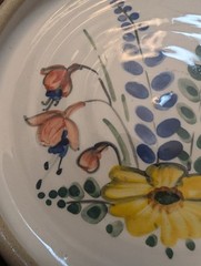 O’Neill Bunratty Ireland Small Pottery Dish Wall Hanging Handmade Signed