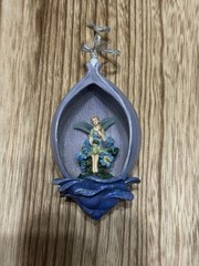 The Bradford Editions 2000 “Secret Gardens Heirloom Porcelain” Ornaments x6