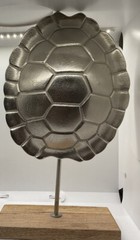 Turtleshell decor/accent piece cast aluminum