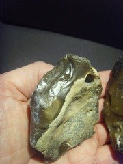 Lower Paleolithic – Two very Fine Acheulean scrapers. c.450,000 BP.