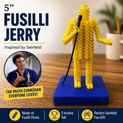 5” Seinfeld Fusilli Jerry – Cosmo Kramer’s Pasta Creations | Office home decor