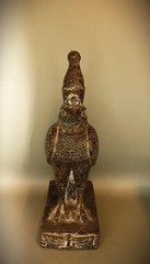 Ancient Egyptian Antiquities Statue God Horus Pharaonic Antique Stone Statue BC