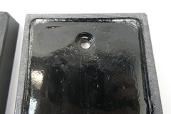 Black Glass Unusual Desk Accessory Unknown Base Onyx Displays Trophy Bases