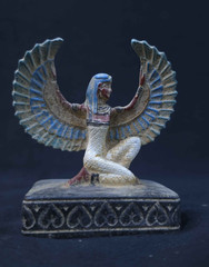 Authentic Ancient Egyptian Antique Rare Goddess Isis Statue Figurine Egyptian BC