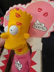 Vintage 1990’s “cooties man” Bart Simpson Valentines doll