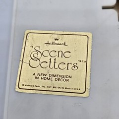 Vintage Hallmark Scene Setters 3D Shadow Box USA Retro 1980’s Cottagecore