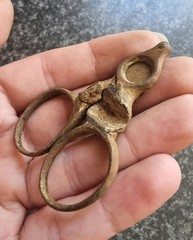 Metal Detecting Find Cigar Cutter Scissors Antique