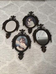 Vintage – Ornate Italian Brass Wall Decor Frame Set Victorian & Edwardian Era