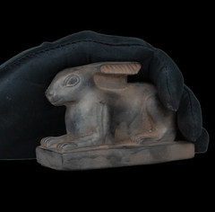 Rare Ancient Egyptian Antiquities Statues of Rabbit Pharaonic Egypt Unique BC