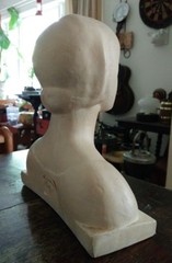 Florentine Art Plaster 132 Antique 1914 Unknown Woman by Donatello