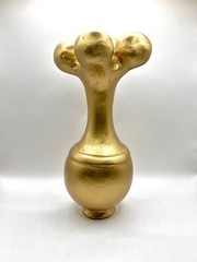 Poporo Rustic Golden in Hollow Clay, Quimbaya Culture