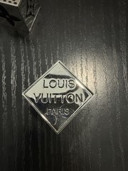 Authentic Louis Vuitton Mono Metal Dice Cube Game Set Original Box Rare collect