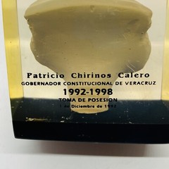 Rare Colombia Veracruz Laughing Head Statue In Resin Governor Patricio Calero 26