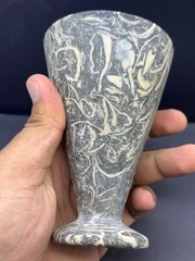 Collectable Antiques Ancient Bactrian Beautiful Jasper Stone Wine Pike Glass