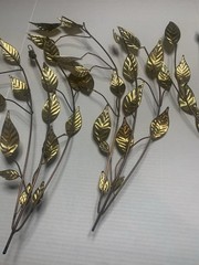 Homco Home Interiors Ivy Leaf Branch Wall Decor, Group Of 3