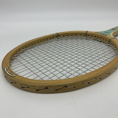 VTG 1970s Wilson Jet Billie Jean King Strata-Bow Blue 4 5/8 Tennis Racket 27″L