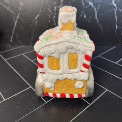 Unbranded 3pc Santa Gingerbread Bears Candy Canes Train Cookie Candy Jars Large