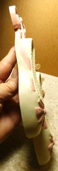 Unbranded~Vintage Pink & Off White Ballerina Shoes Wall Decoration