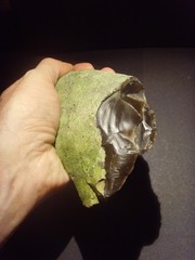 Lower Paleolithic – Large Acheulean oblique scraper. c.450,000 BP.