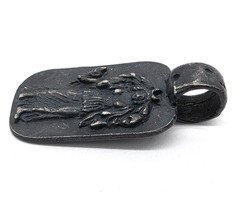 Ancient Greek Roman Silver Pendant Goddess Moon Selene Luna Artifact