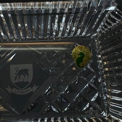 WATERFORD “LENNON” CRYSTAL glass LISMORE RECTANGULAR SANDWICH TRAY bowl NEW