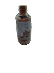 Vintage Southwestern Sand Art In A Bottle Lencois Brazil Souvenir Birds Cross