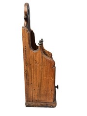 Vtg Italy Wormwood Gothic Hanging Freestanding Pipe Box Candle Wall Box Drawer