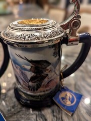 Franklin Mint Collector Wildife Tankards 3 In Lot Vintage
