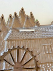 Vintage Burwood 2426 Wall 1980 Old Grist Mill Water Wheel Fall Cottage Decor
