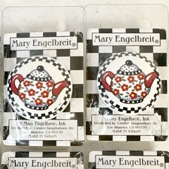 Mary Engelbreit Vintage Drawer Pulls Teapot Set Of 6 New In Original Packaging