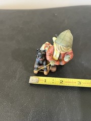 Vtg 2000 Hummel Goebel Sleigh Ride For Pup Christmas Ornament Figurine EXCELLENT