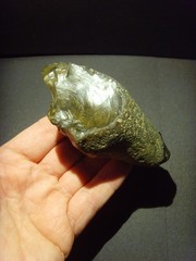 Lower Paleolithic – Fine Acheulean oblique ‘handled’ scraper. c.450,000 BP.