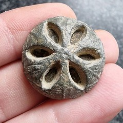 Medieval Lead Button Metal Detecting Find Antique 25mm 16.05g