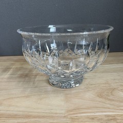 Waterford Crystal Lismore 8″ Footed Glass Bowl 140462 Made In Ireland