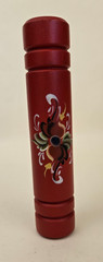 VTG Scandinavian Rosemaling Wooden Match Holder – Hand Made & Painted in Norway