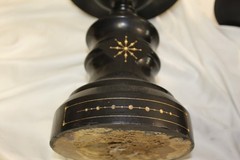 Antique Pair of Black Basalt Garnishments