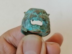 RARE EXTREMELY ANCIENT VIKING RING BRONZE ARTIFACT AUTHENTIC OLD AMAZING