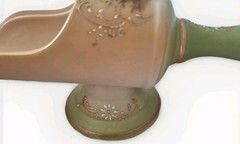 Hand Painted China Footed Vtg SGK Porcelain Scoop Pretty Victorian Cottage Core