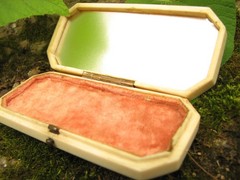 WEDGWOOD XRARE 1790 TOOTHPICK CASE & 3 JASPER MEDALLIONS CUT STEEL BEDS/GOLD